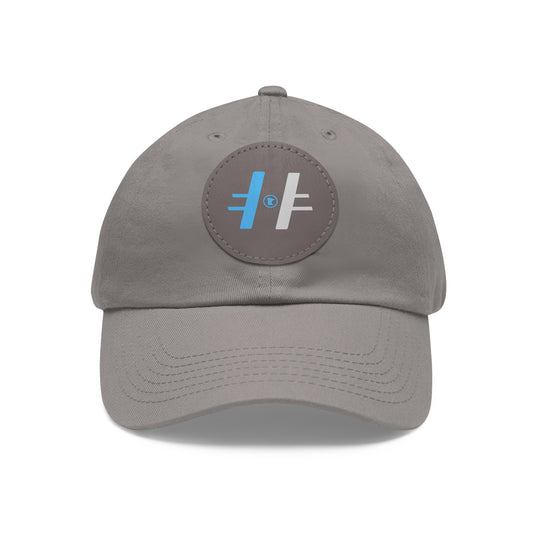 "H1 Hockey Logo" -  Leather Patch (Round)