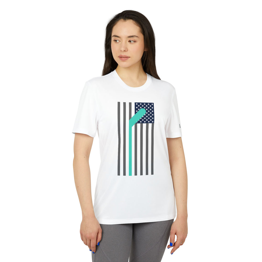 "Stick Over Flag" - adidas Sport T-shirt