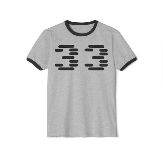 "Ringer #33" - Cotton Ringer T-Shirt