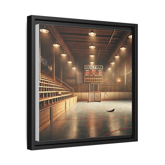 "Vintage Rink"  - Matte Canvas, Framed