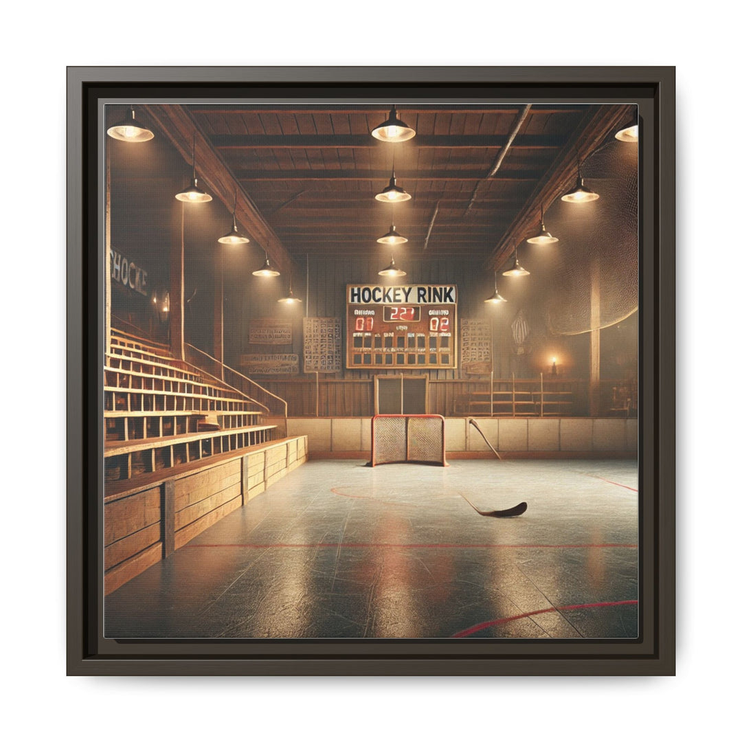 "Vintage Rink"  - Matte Canvas, Framed