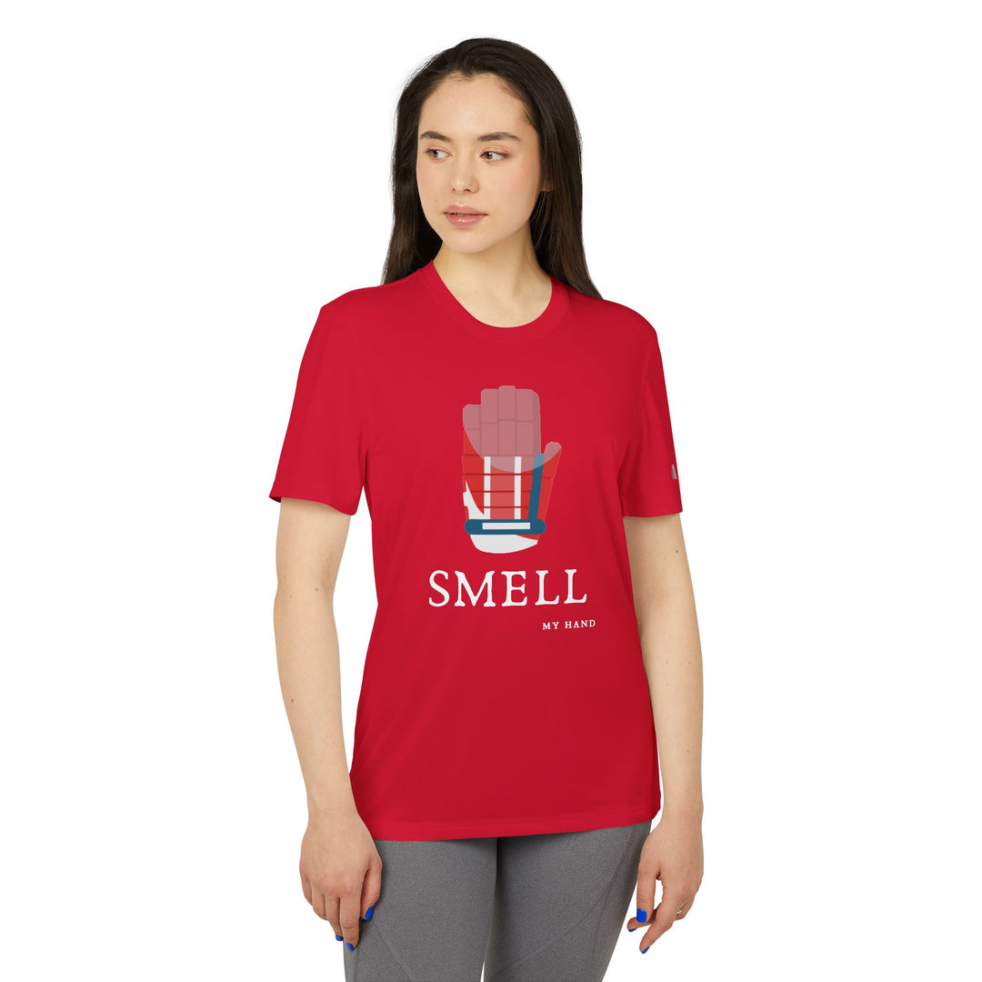 "Smell My Hand" - adidas® Sport T-shirt