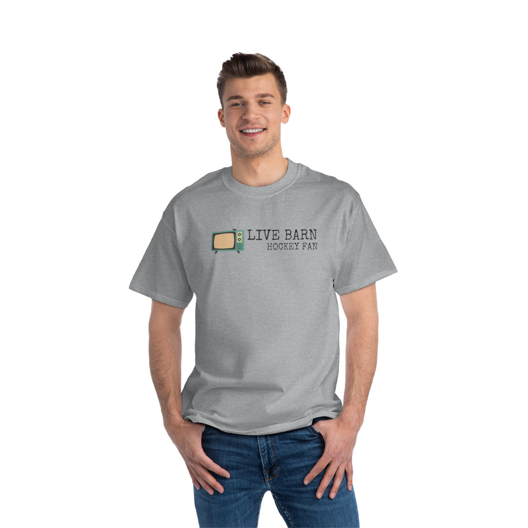 "Live Barn Hockey Fan" -  Beefy-T® T-Shirt