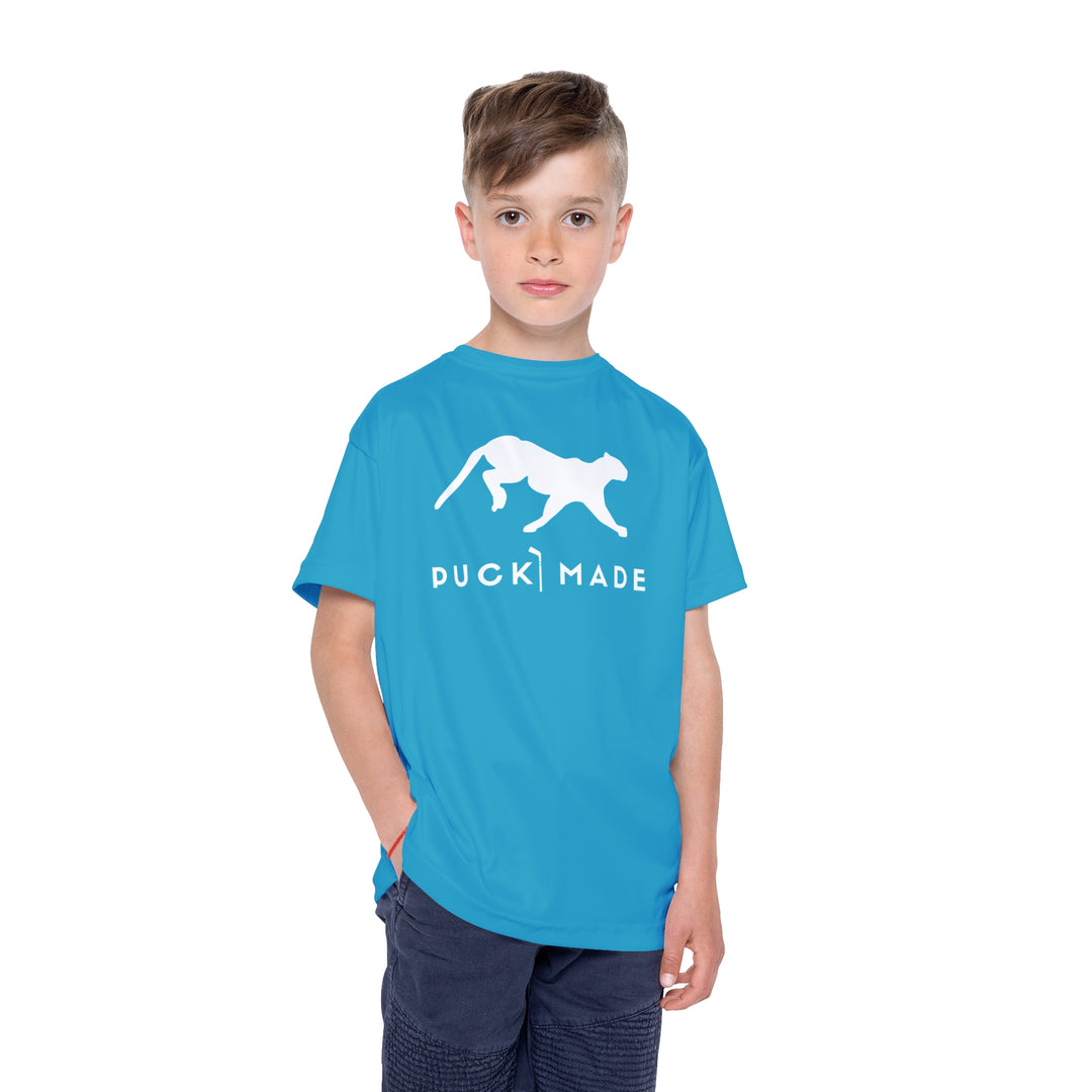 "PuckMade - Cougar" Kids Sports T-Shirt