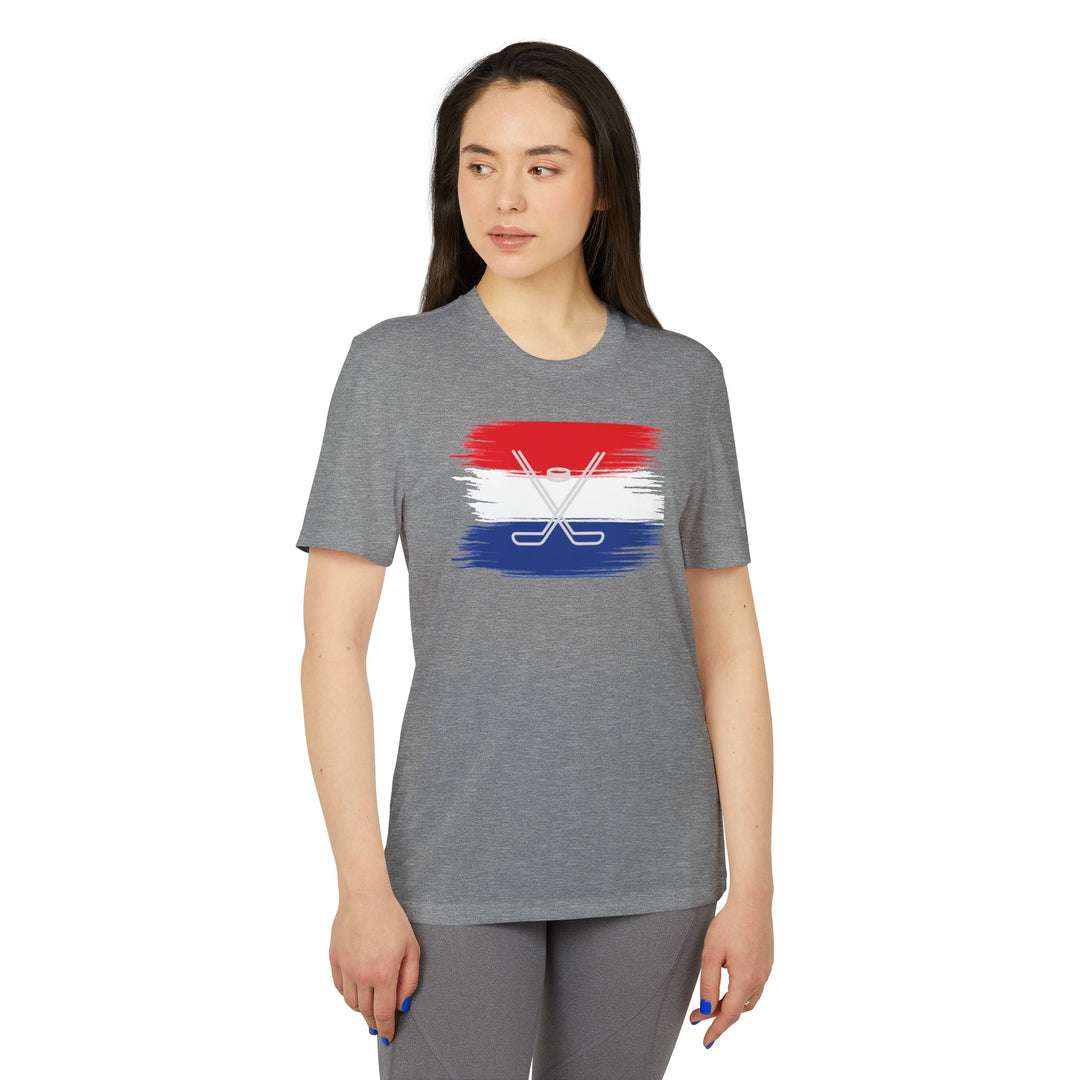 "Sticks Over USA Color" - adidas Sport T-shirt