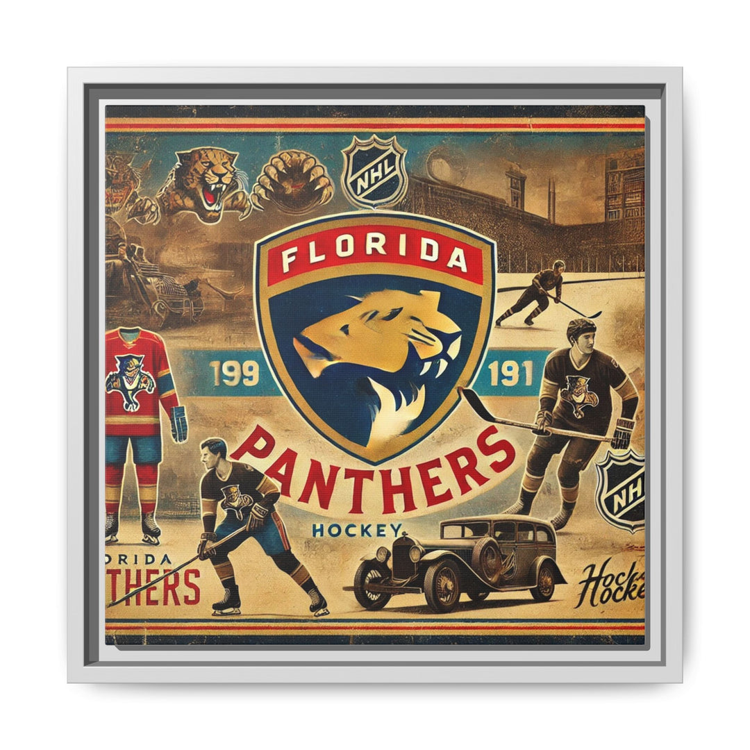 "Florida Panthers"  - Matte Canvas, Framed