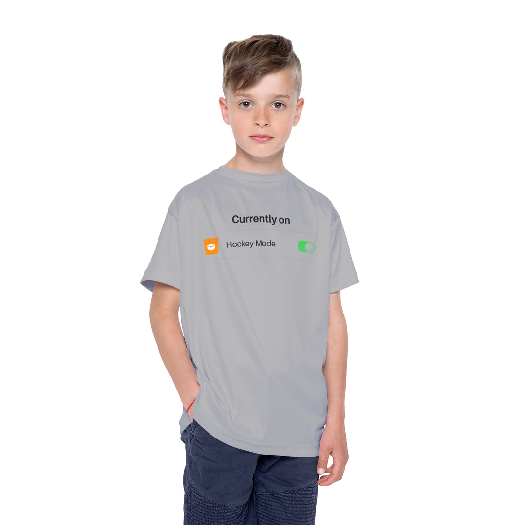 "Currently On Hockey Mode" - Kids Sports T-Shirt