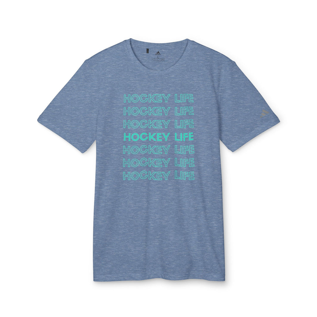 "Hockey Life Repeat" - adidas® Sport T-shirt