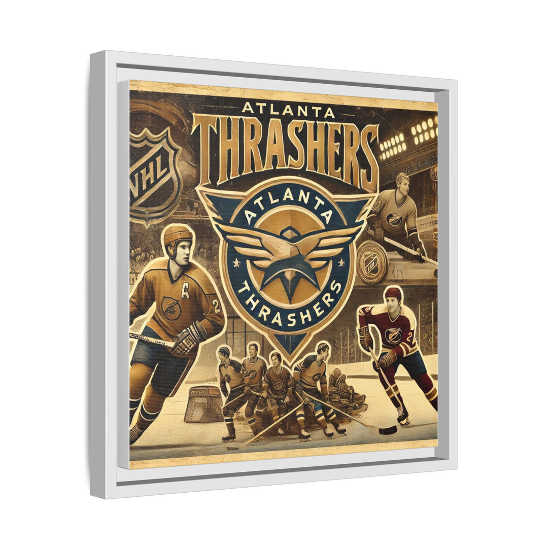 "Vintage Atlanta Thrashers"  - Matte Canvas, Framed