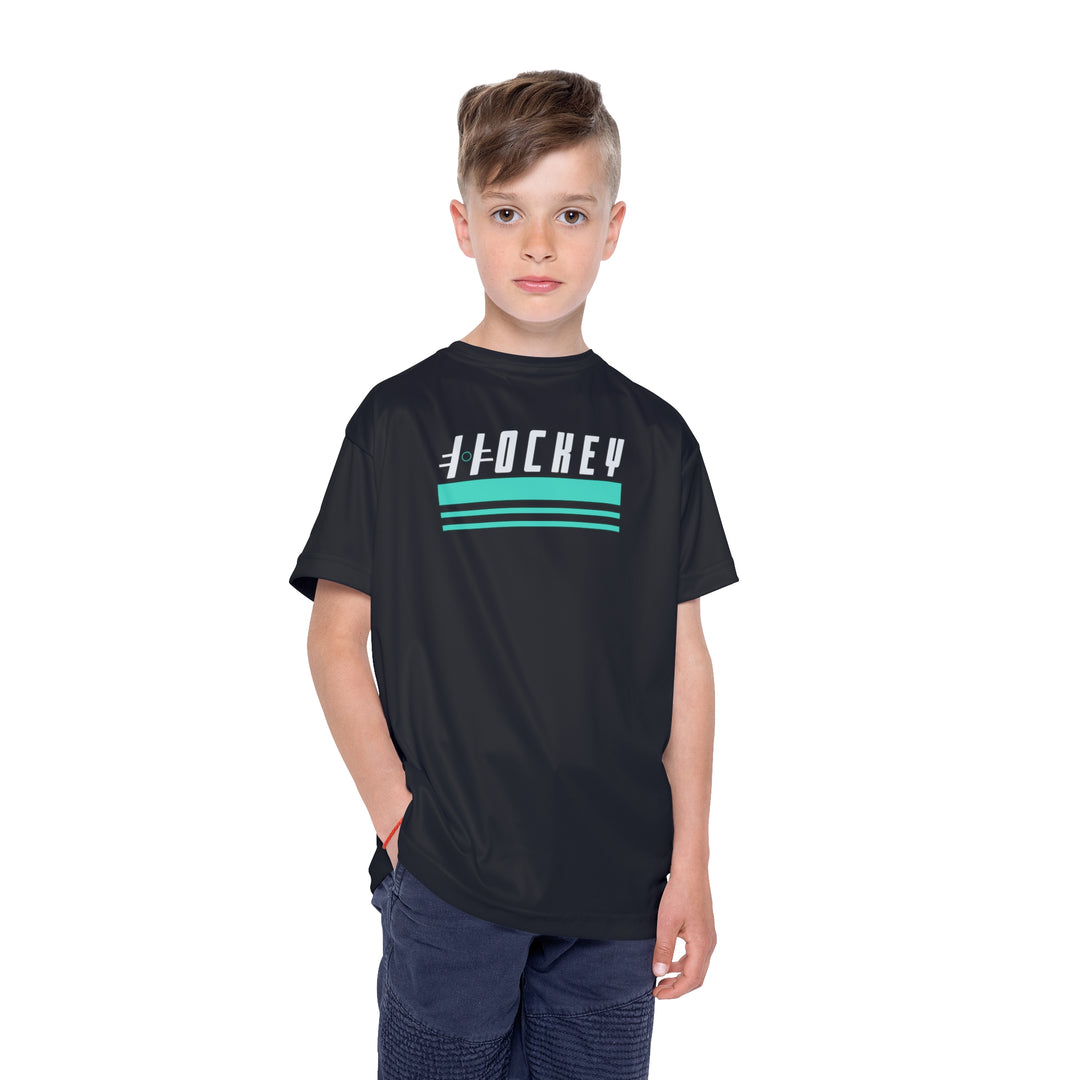 "Hockey Stripes" - Kids Sports T-Shirt