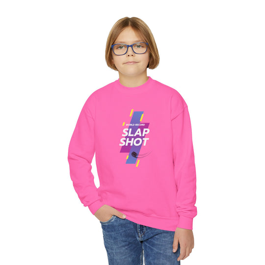 "World Record Slapshot" - Youth Sweatshirt