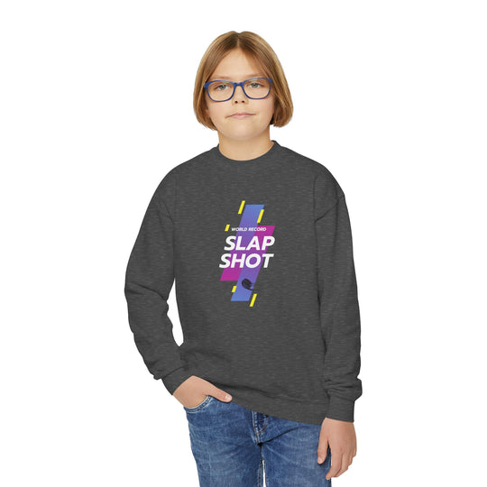 "World Record Slapshot" - Youth Sweatshirt