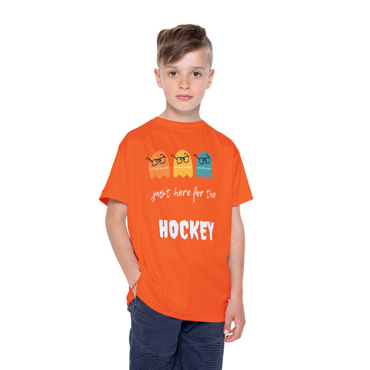 "Just Here For Hockey" - Kids Sports T-Shirt