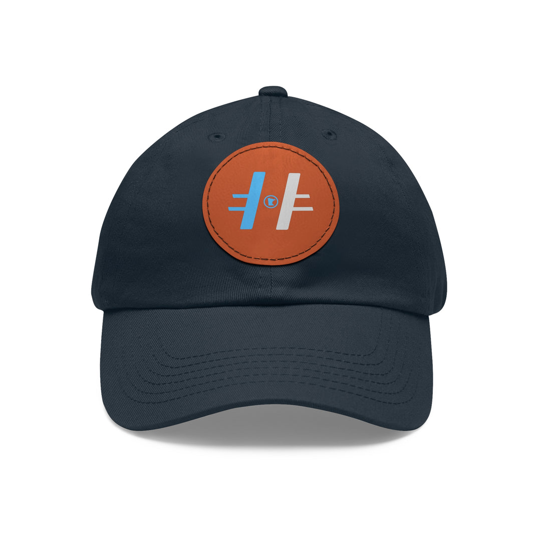 "H1 Hockey Logo" -  Leather Patch (Round)