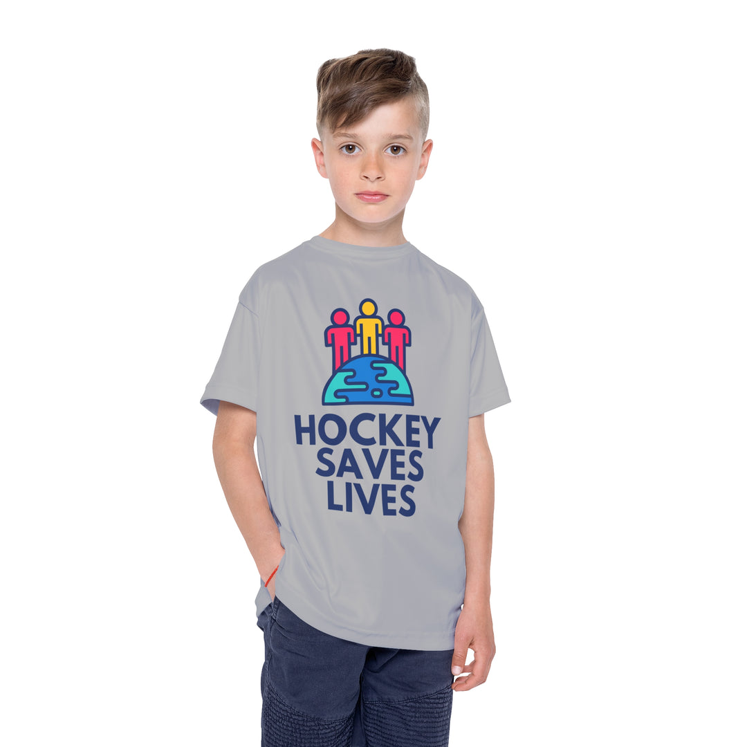 "Hockey Saves Lives" - Kids Sports T-Shirt