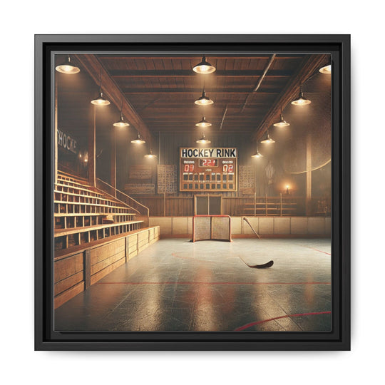 "Vintage Rink"  - Matte Canvas, Framed