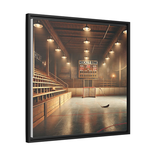 "Vintage Rink"  - Matte Canvas, Framed
