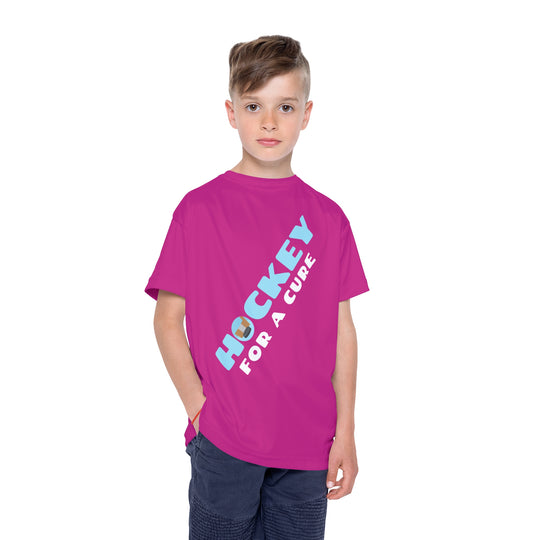 "Hockey For A Cure" - Kids Sports T-Shirt