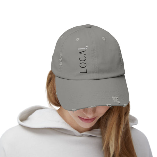 "Local" -  Distressed Cap