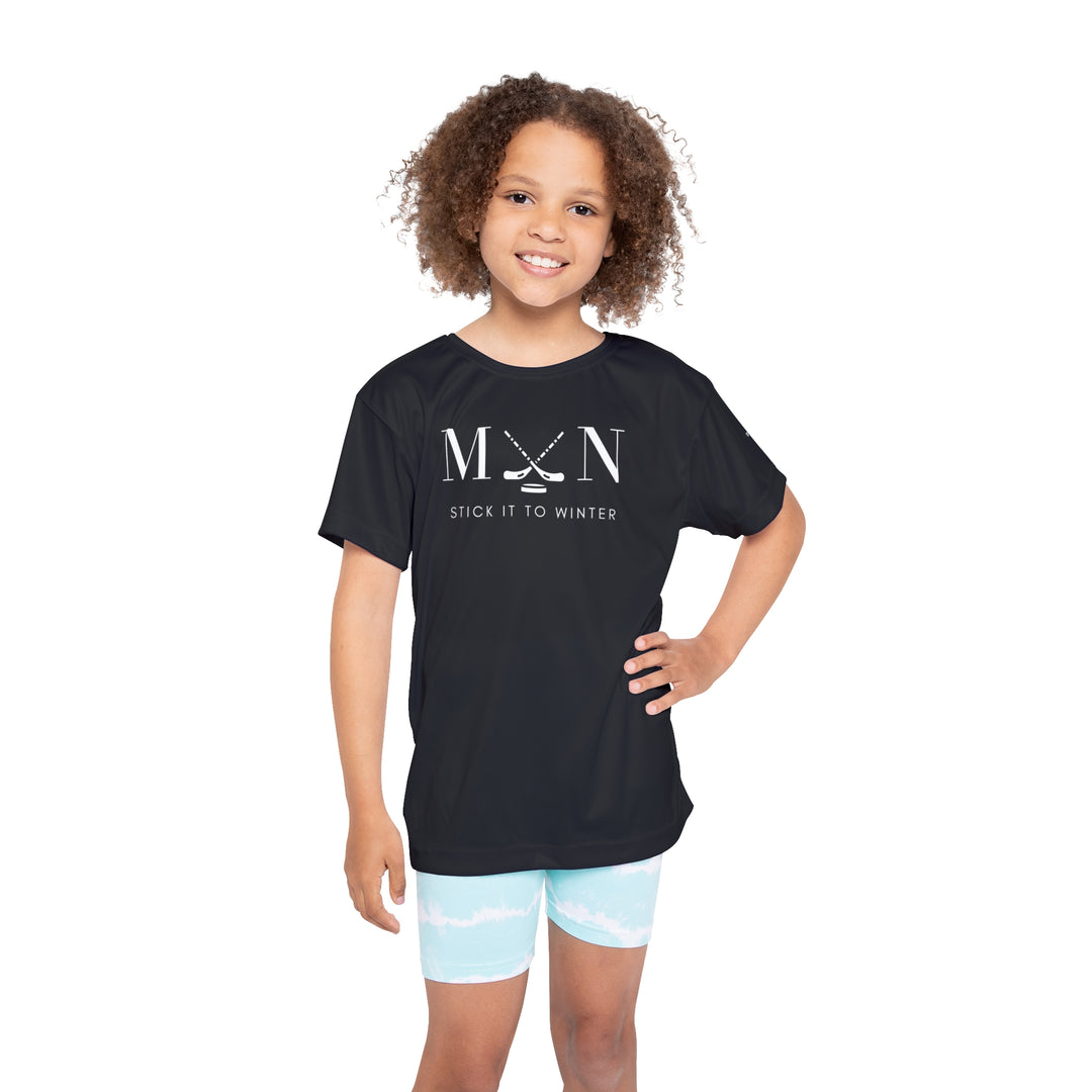 "Stick It To Winter" - Kids Sports T-Shirt