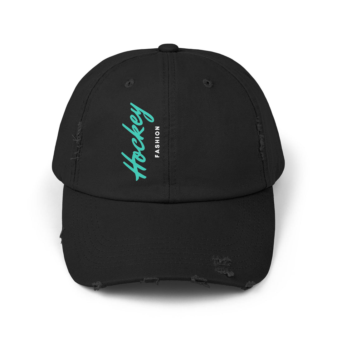 "Hockey Fashion" -  Distressed Cap