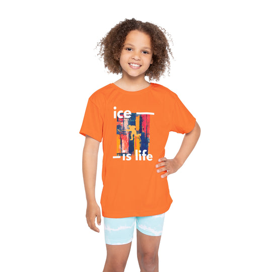 "Ice Is Life" - Kids Sports T-Shirt