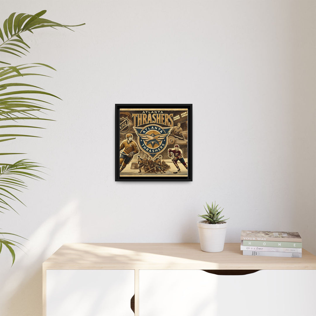 "Vintage Atlanta Thrashers"  - Matte Canvas, Framed