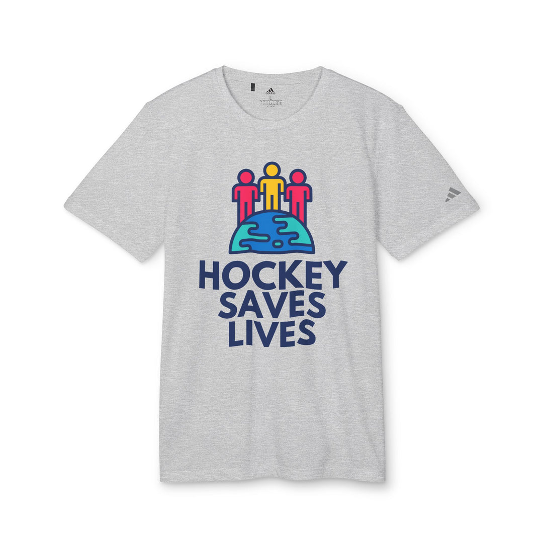 "Hockey Saves Lives" - adidas Sport T-shirt