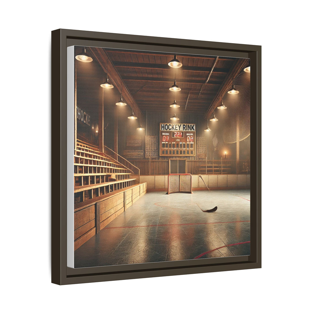 "Vintage Rink"  - Matte Canvas, Framed