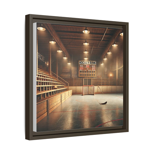 "Vintage Rink"  - Matte Canvas, Framed