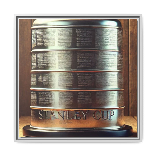 "Vintage Cup"  - Matte Canvas, Framed