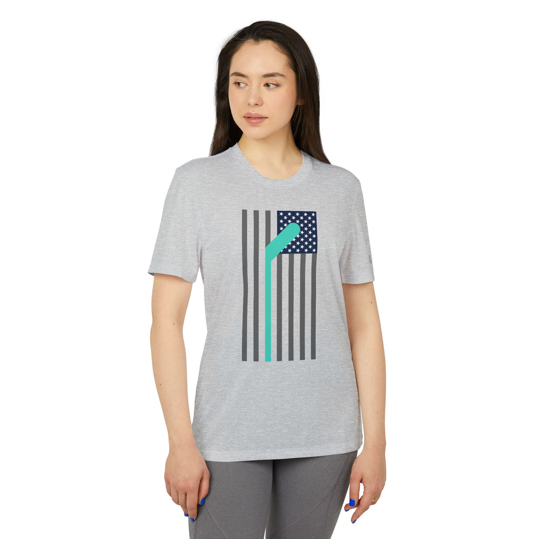 "Stick Over Flag" - adidas Sport T-shirt