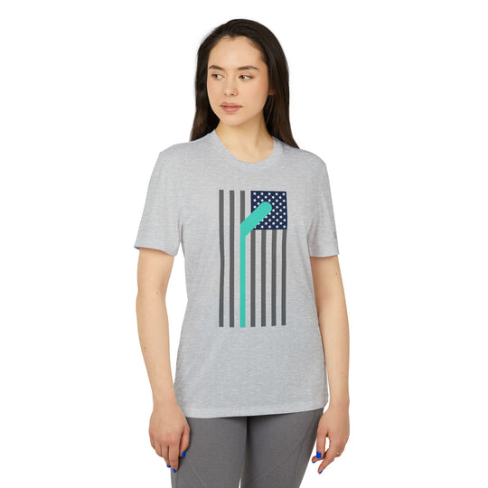 "Stick Over Flag" - adidas Sport T-shirt