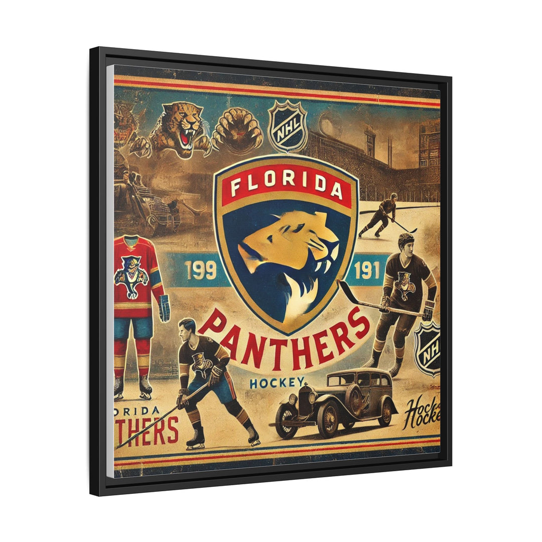 "Florida Panthers"  - Matte Canvas, Framed