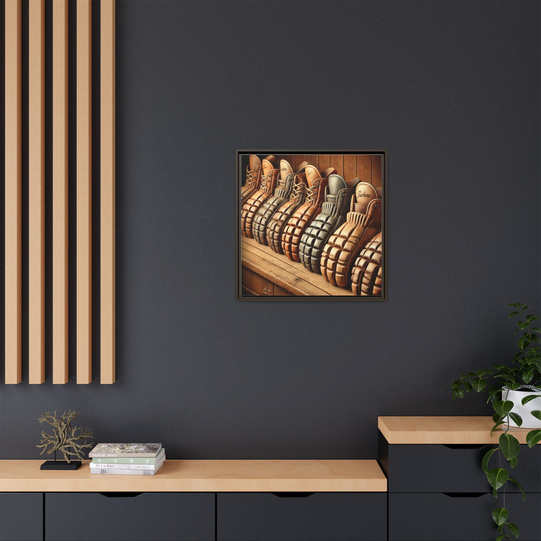 "Vintage Gloves"  - Matte Canvas, Framed