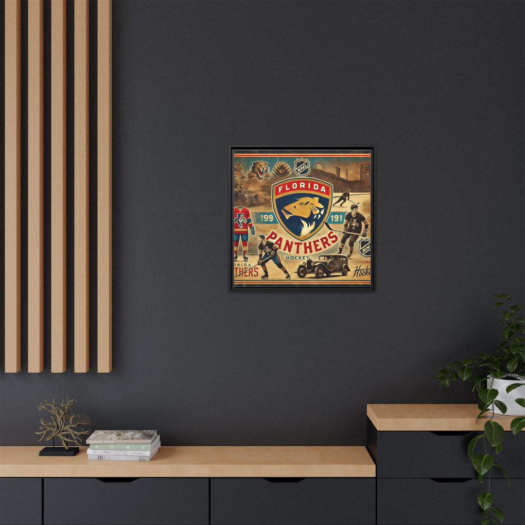 "Florida Panthers"  - Matte Canvas, Framed