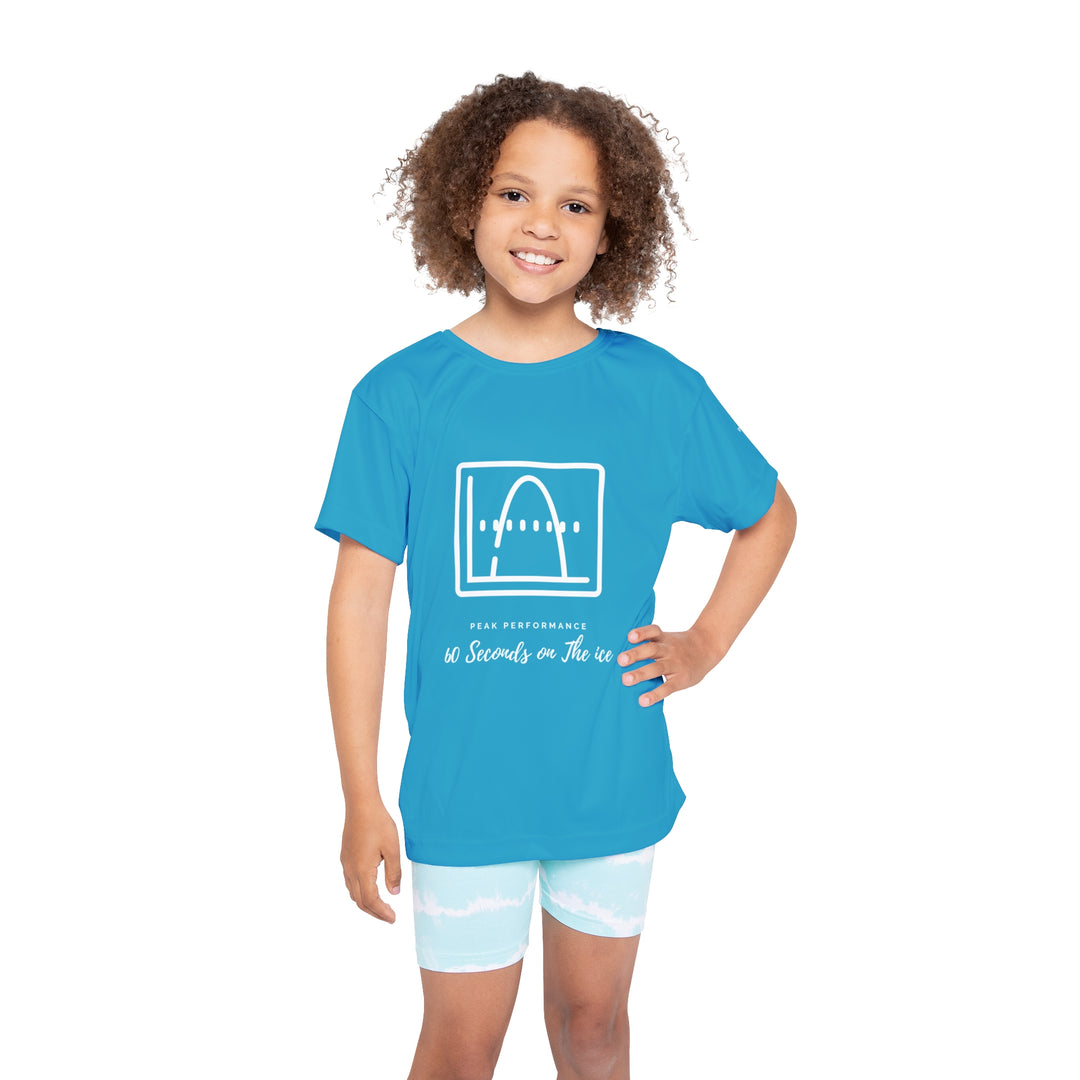 "60 Seconds On The Ice" - Kids Sports T-Shirt