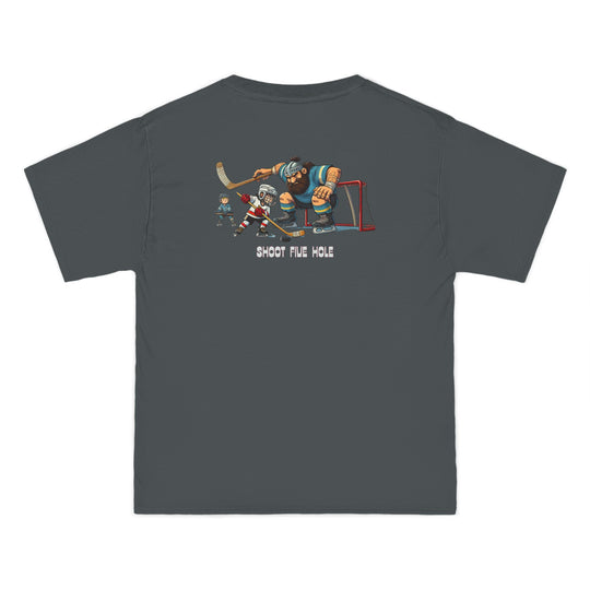 "Shoot Five Hole" -  Beefy-T® T-Shirt