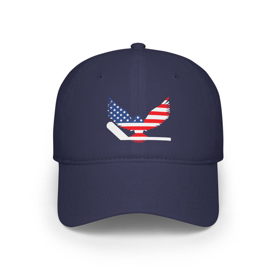 Eagle on Stick - Low Profile Cap