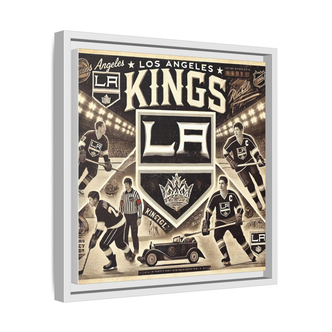 "Vintage LA Kings"  - Matte Canvas, Framed