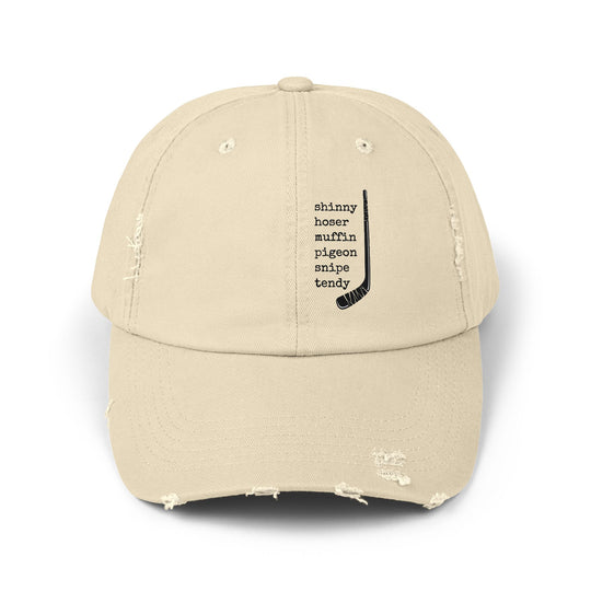 "Slang On A Stick" -  Distressed Cap