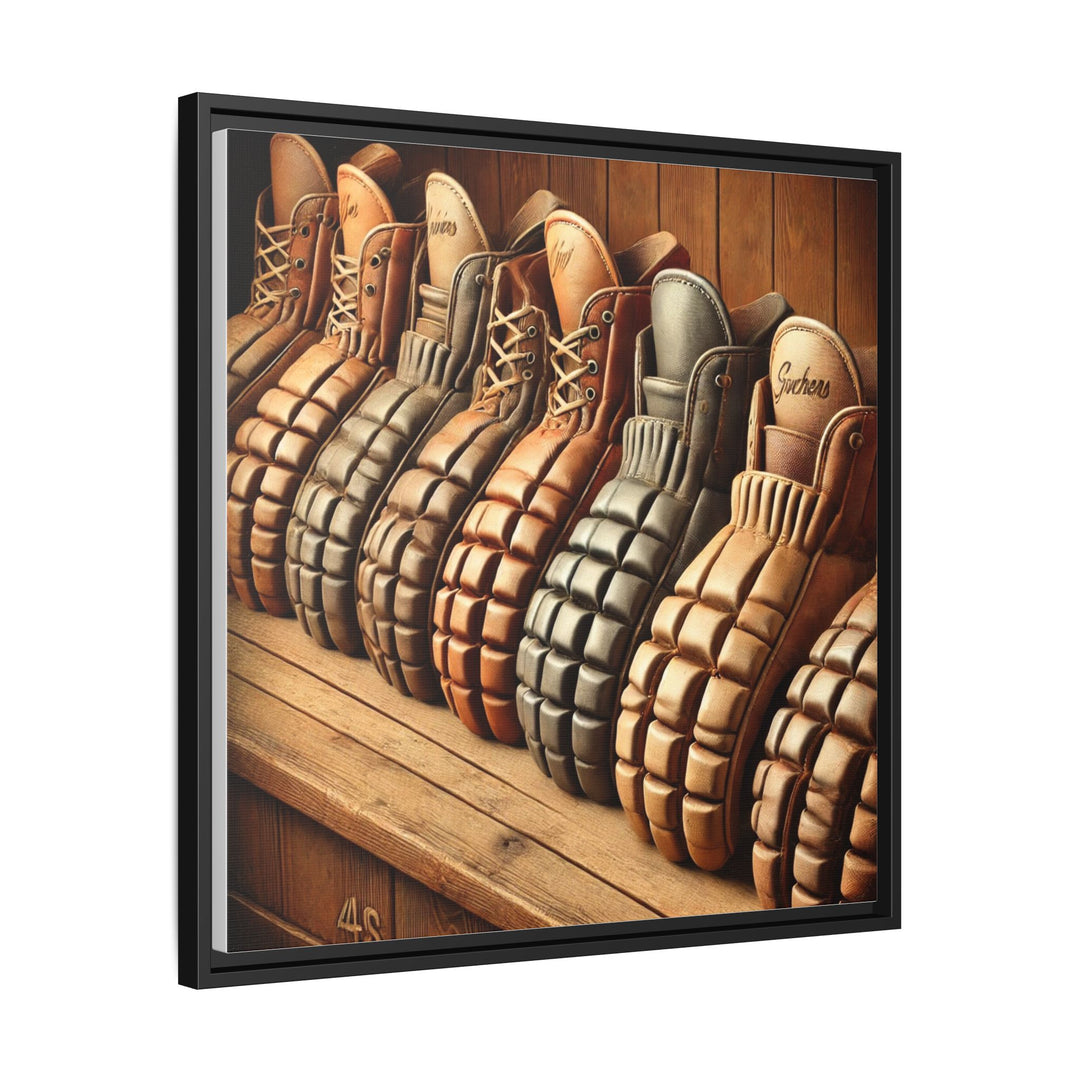 "Vintage Gloves"  - Matte Canvas, Framed