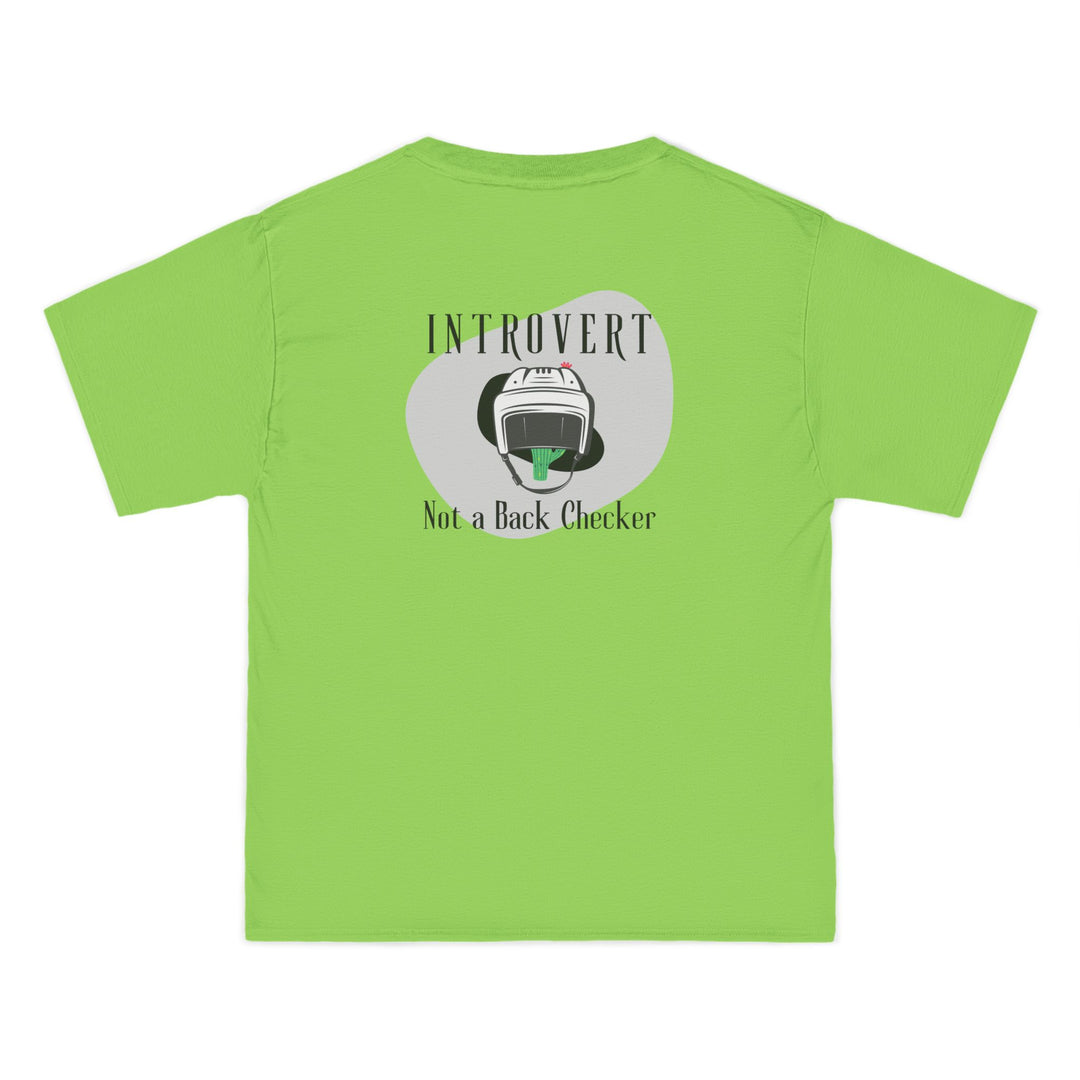 "Introvert, Not A Back Checker" -  Beefy-T® T-Shirt