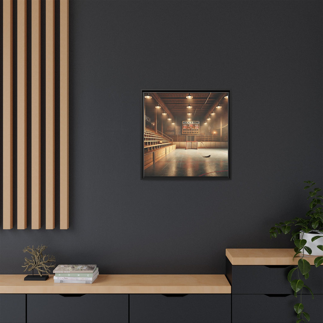 "Vintage Rink"  - Matte Canvas, Framed
