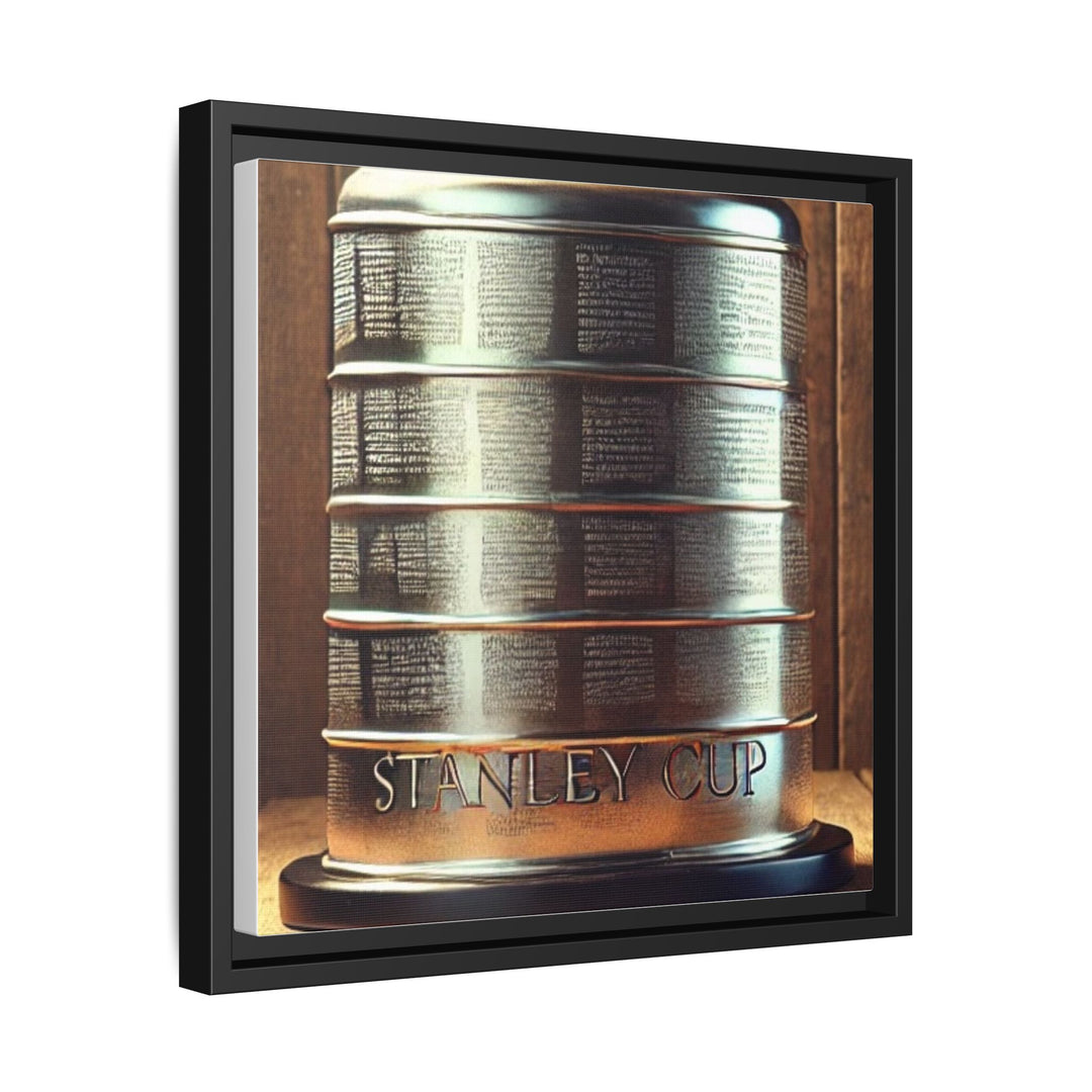 "Vintage Cup"  - Matte Canvas, Framed